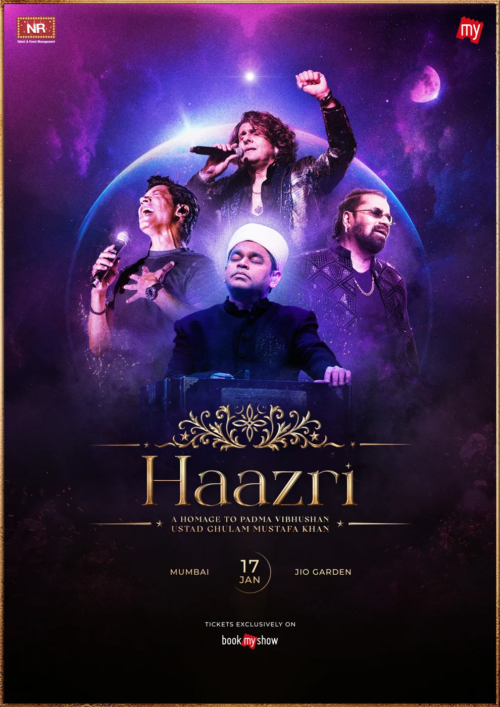 Haazri event poster